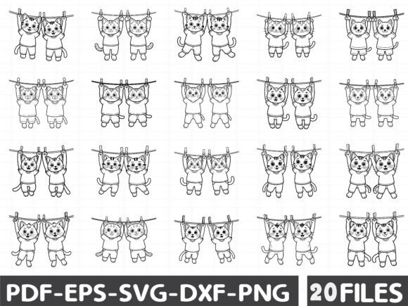 Cute Cat Graphics for Local Branding