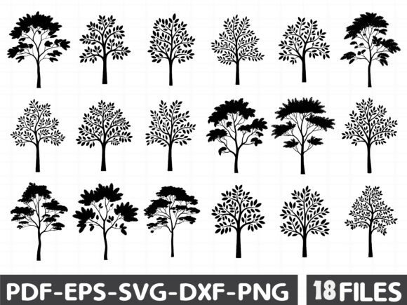 Cypress Tree Svg Bundle Graphics for Local Branding