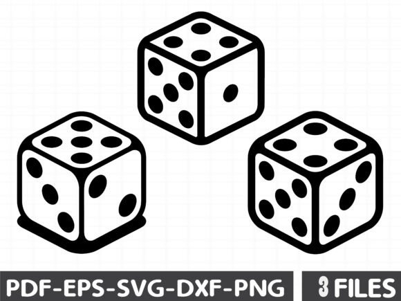 Dice Svg Bundle Graphics for Crafting
