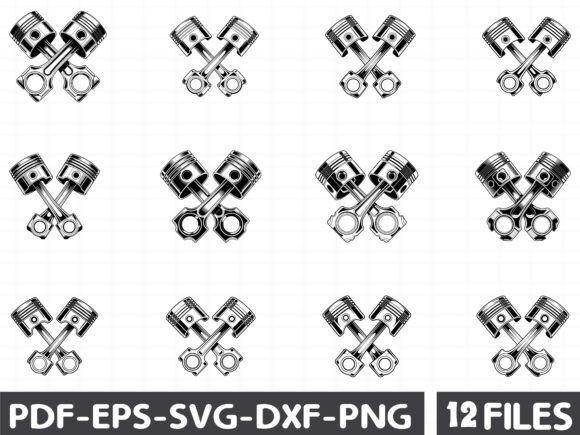 Engine Piston SVG: A Graphic Asset for Dynamic Branding