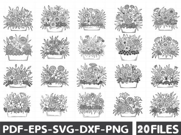 Floral Swag Graphics for Editorial and Web Design