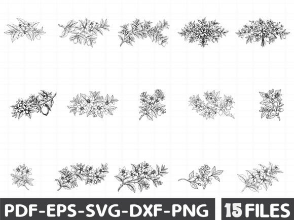 Lemon Blossom Clipart Graphics