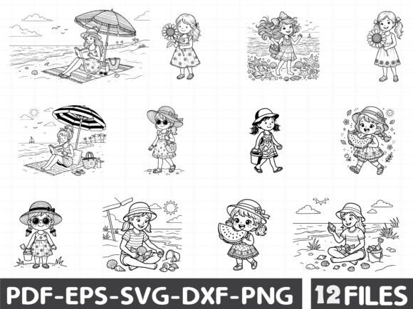 Little Summer Girl SVG: A Graphic Designer’s Take