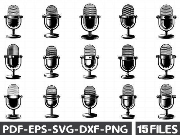 Microphone SVG Bundle