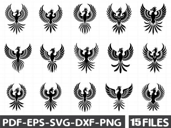 Phoenix SVG Bundle Graphics for Brand Marketers