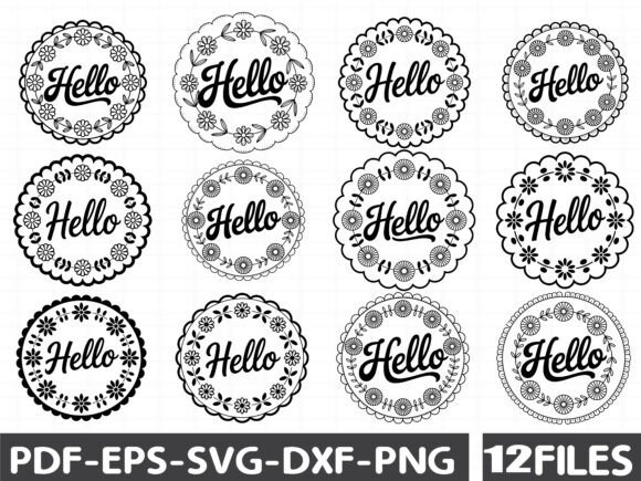 Spring Daisy Sign Graphics for Editorial Design