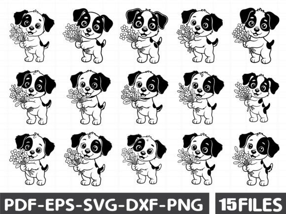 Spring Dog Graphics for Springtime Branding